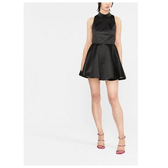 ROTATE BIRGER CHRISTENSEN Black Mini Cora Dress (US/2) - Picture 4 of 16